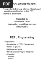 Download PERL Programming Basic by John SN13053456 doc pdf