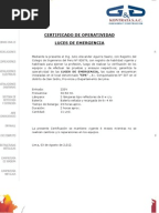 Carta de Garantia de Equipo de Aire Acondicionado