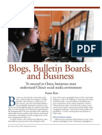 Blogs Bulletin Boards and Business