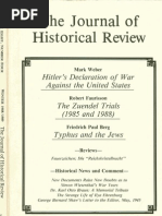 The Journal Of Historical Review Volume 08 Number 4 19 Pdf