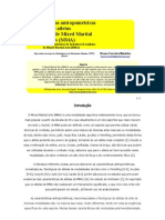 Características antropométricas de atletas brasileiros de MMA