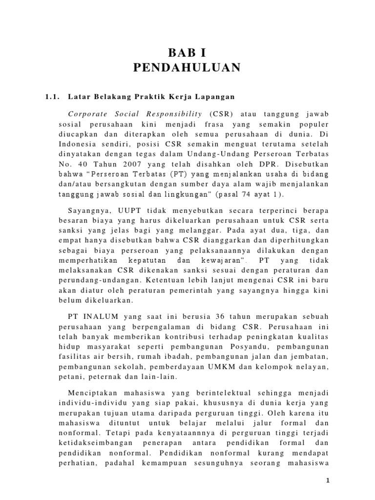 Laporan PKL