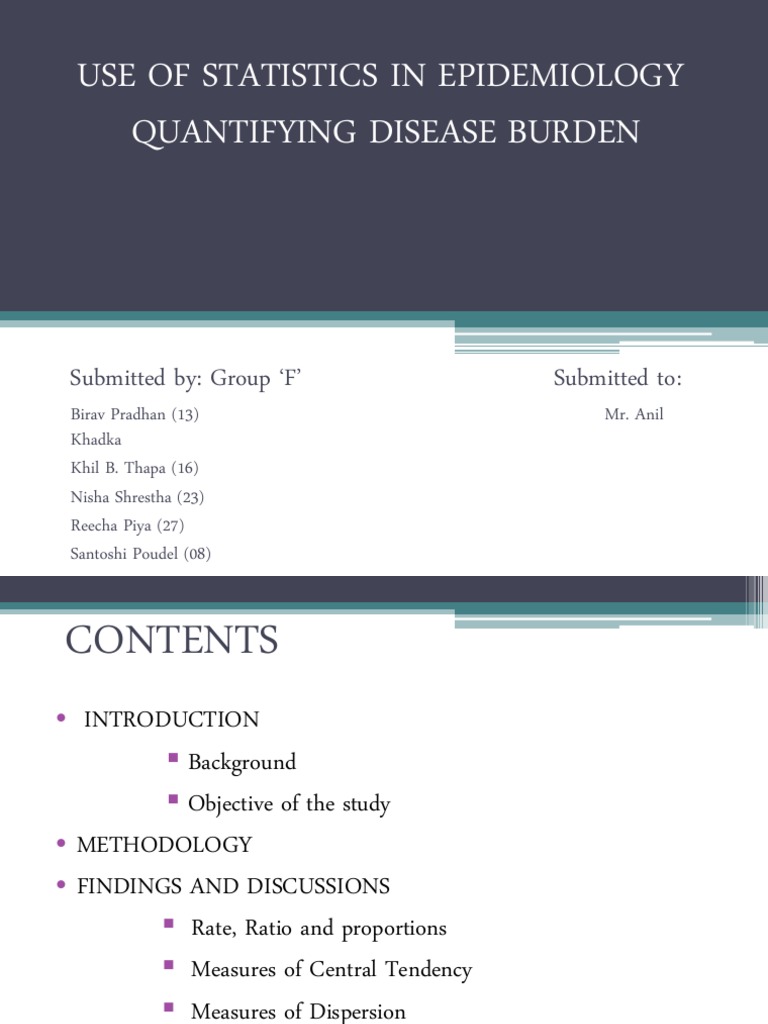 Use of Statistics in Epidemiology PDF Analysis Of Variance