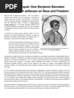 A Rhetorical Analysis Of Benjamin Banneker