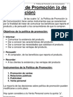 Politicas de Promocion-Comunicacion