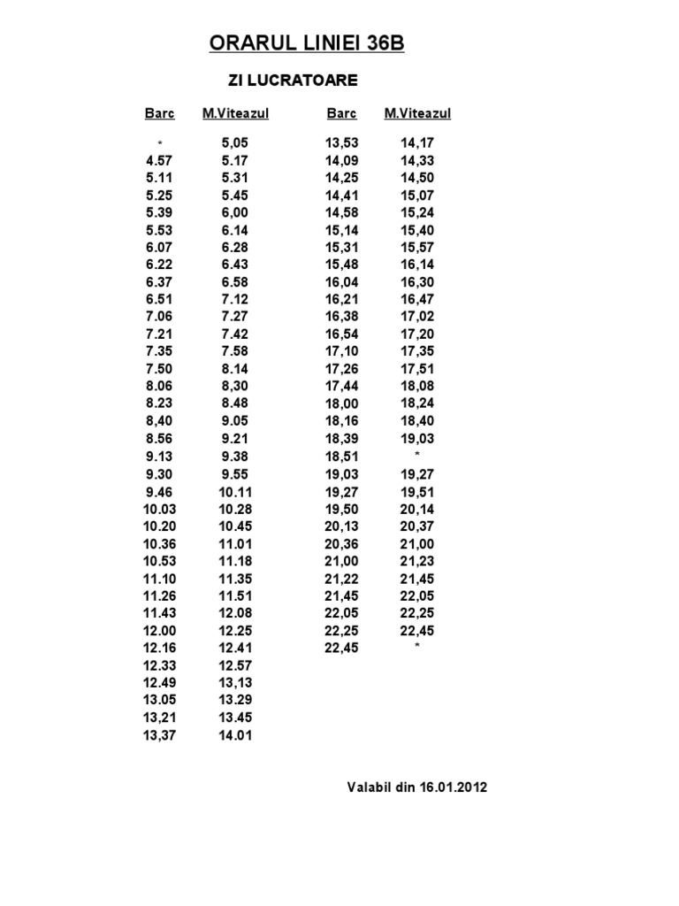 33 12 50 20 >> Orar 36 36b 33 12 50 20 >> Orar 36 36b