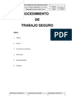 III Procedimiento de Trabajo Seguro