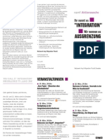 Faltblatt zur Aktionswoche anlässlich der Integrationsministerkonferenz in Dresden 2013