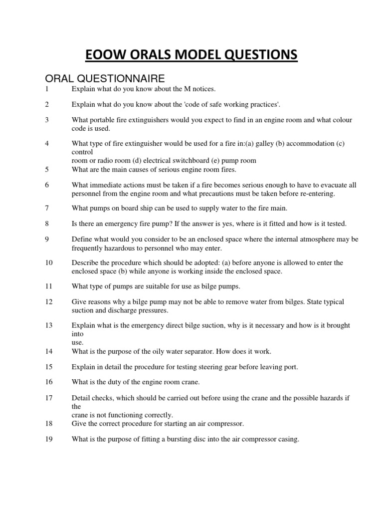 Multi Engine Oral Exam Questions and Answers - Multi Engine Oral