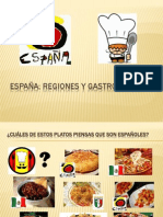 Actividad ELE Geografía y gastronomía españolas