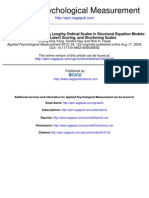 Three Approaches to Using Lenthy Psychometric Scales in SEM