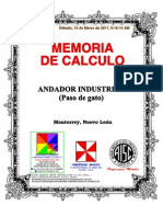 Memoria de Calculo Andador