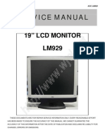 Aoc Lm929 LCD Monitor SM