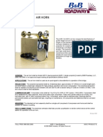 Ahr-1 & Ahr-2 Air Horn Specifications: © 2006 B&B Roadway. All Rights Reserved