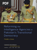 Download Reforming the Intelligence Agencies in Pakistans Transitional Democracy by Carnegie Endowment for International Peace SN13058460 doc pdf