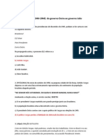 Período populista no Brasil: do governo Dutra a João Goulart