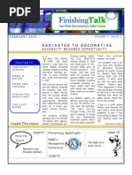 Download Finishing Talk Newsletter - March 2009 by Finishing Talk SN13058683 doc pdf