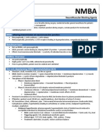 NeuroMuscular Blocking Agents