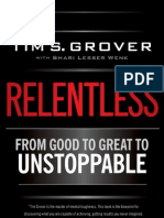 Relentless: From Good To Great To Unstoppable by Tim S. Grover