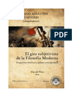 El giro subjetivista de la filosofía moderna