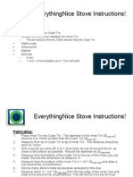 EverythingNice Stove Instructions
