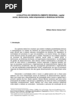 A Dialetica Do Desenvolvimento Regional
