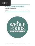 Download Whole Foods Media Plan by Haley Lewin SN130621255 doc pdf
