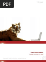 Download Email Disclaimers White Paper by deborahg266 SN13062356 doc pdf
