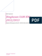 Ringkasan UAM KWN 2013