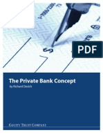 Private Bank Concept