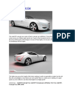 Audi D7 Concept Car