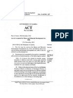 Mines and Minerals Development Act (Amendment)-1 (Zambia)