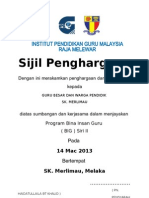 Sijil Penghargaan