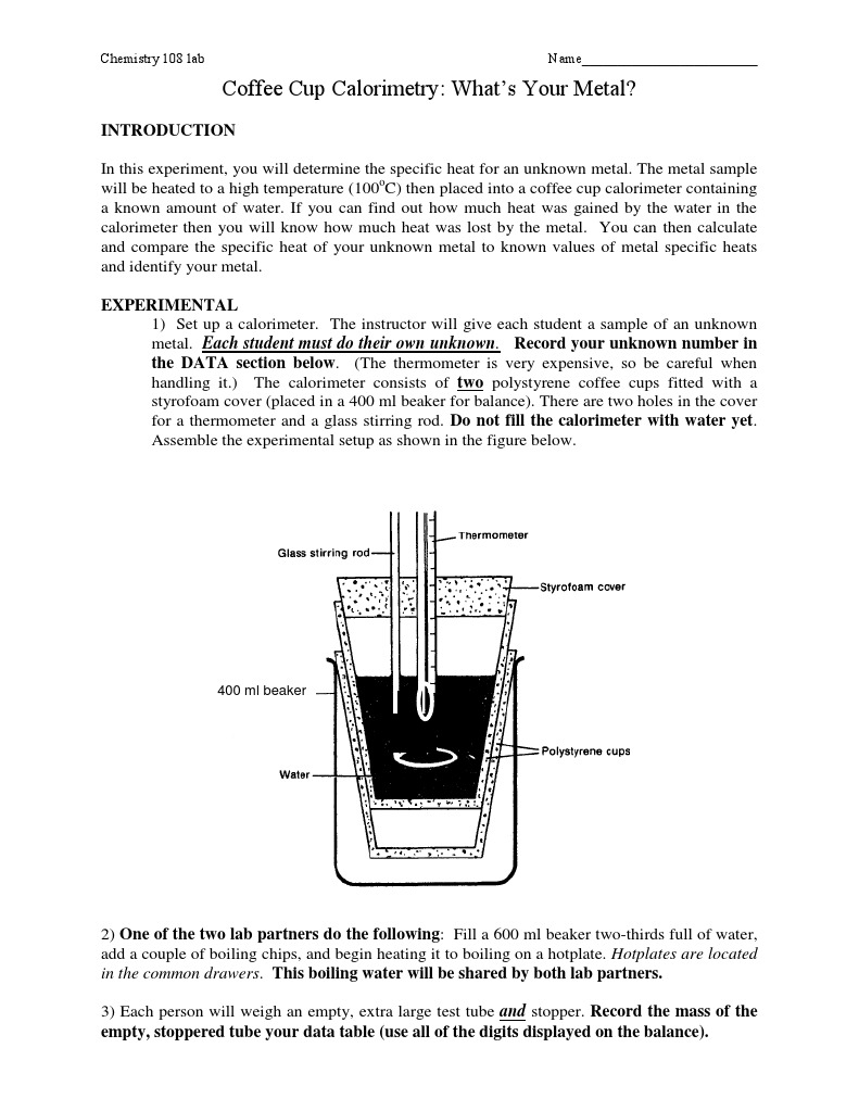 Heat Capacity Lab 02 14 09 PDF Continuum Mechanics Branches Of