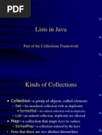 Lists in Java: Part of The Collections Framework