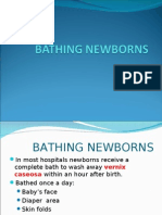 Bathing Newborns