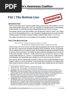 PAC - The Bottom Line: People's Awareness Coalition