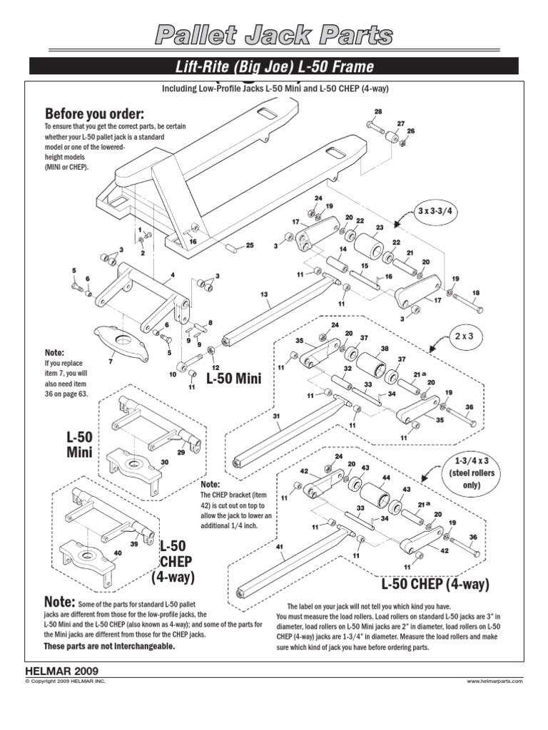 LiftRite_BigJoe_L50.pdf Screw Bearing (Mechanical)