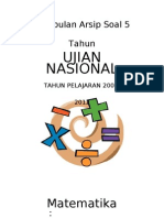 Download Kumpulan Arsip Soal 5 Tahun UN Matematika SMK 2008 - 2012 by Ahmad Dimas SN130672618 doc pdf