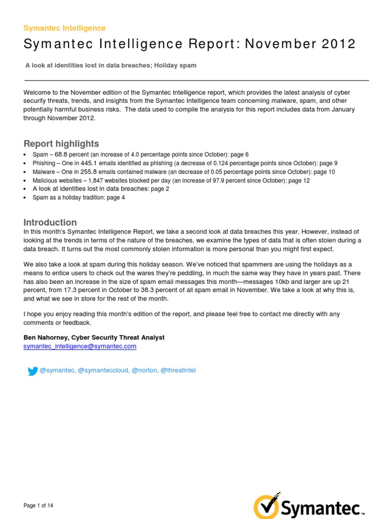 B-Intelligence Report 11 2012.en-Us | PDF