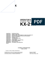 KX21 Operator Manual