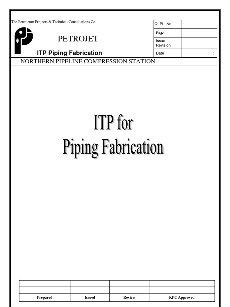 ITP Plan | PDF