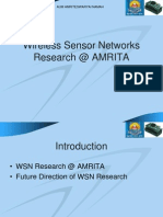 Wireless Sensor Networks Research at AMRITA v4