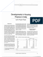 Development in Housing Finance in India
