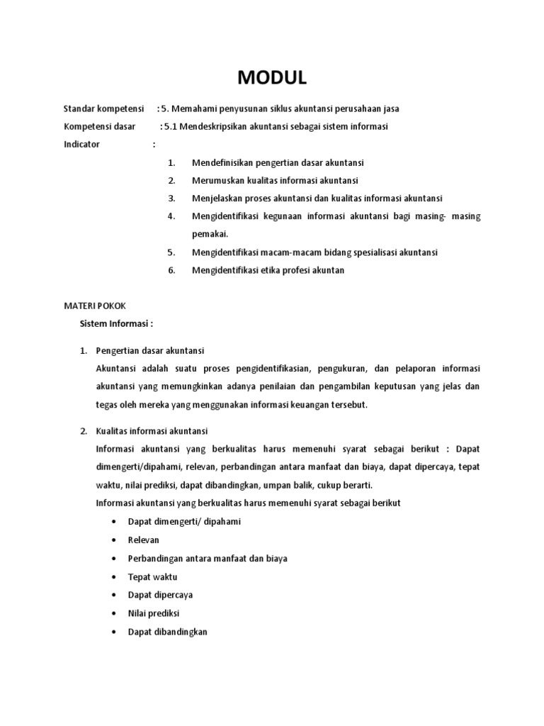 Soal Dan Kunci Jawaban Akuntansi Sebagai Sistem Informasi Dunia Sosial