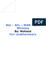 NAT,ACL,WAN,IPv6, Wireless by Mohand
