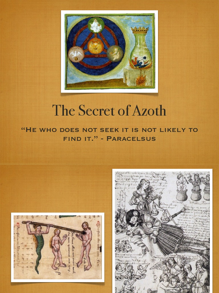 The Secret of Azoth | PDF | Serpent (Symbolism) | Adam