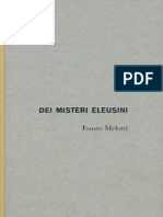 Fausto Melotti Dei Misteri Eleusini