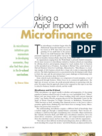 Microfinance: Making A Major Impact With