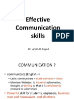 Effective - Communication - Skills DR Ansir Rajput